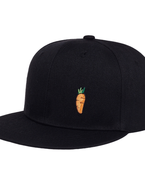 Fashion Cartoon Carrot embroidery Hip Hop Baseball Cap for Men Women